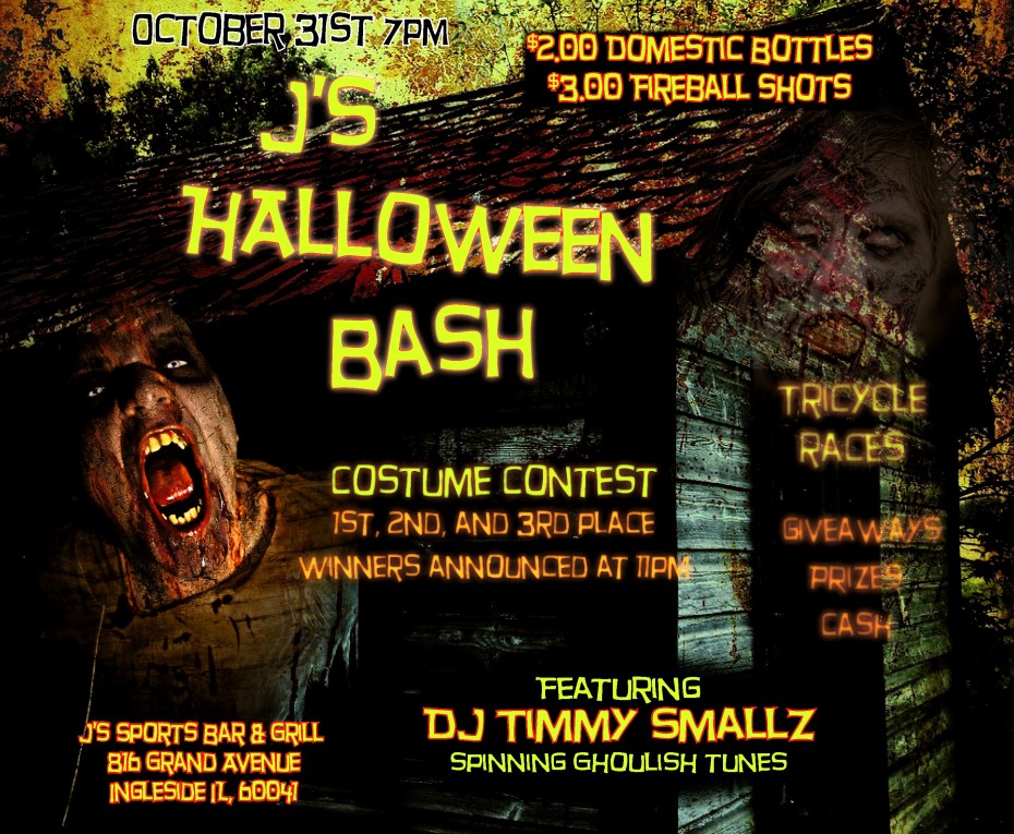 J’s Halloween BASH, 7pm | Oct 31